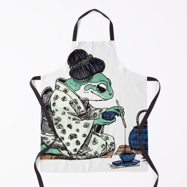 Item preview, Frog In Blue & Green designed and sold by Scribbles & Doodles by Jinx.