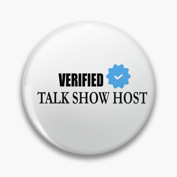 Item preview, Verified Talk Show Host – Main Character Energy Activated designed and sold by GriffinRey.