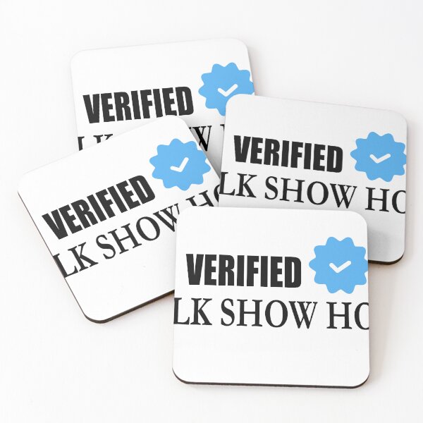 Item preview, Verified Talk Show Host – Main Character Energy Activated designed and sold by GriffinRey.