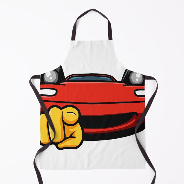 Item preview, Miata Meme Sticker – Pointing Red Car with Pop-Up Headlights designed and sold by Bagich.