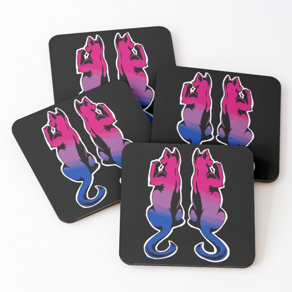 Item preview, Dual Cats - Bisexual Ver. designed and sold by AstralRavens.