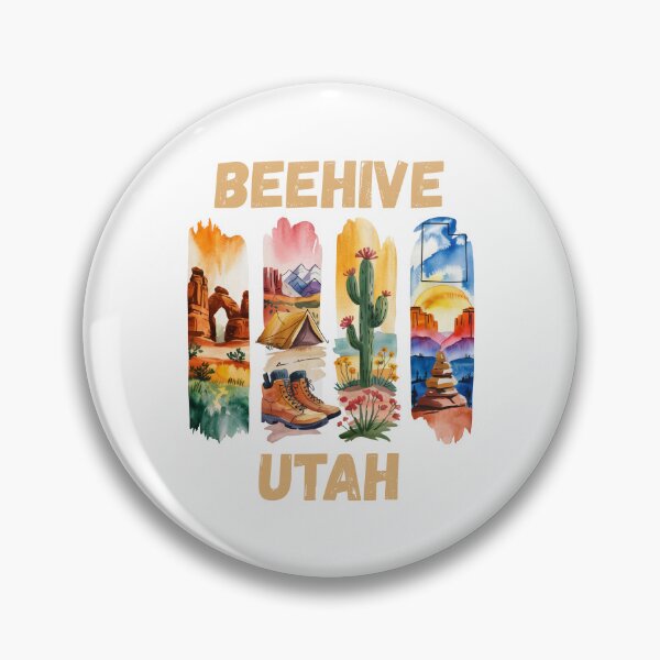 Item preview, Beehive Utah – desert beauty and industrious spirit designed and sold by CleanDecor.