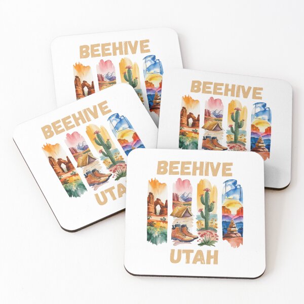 Item preview, Beehive Utah – desert beauty and industrious spirit designed and sold by CleanDecor.