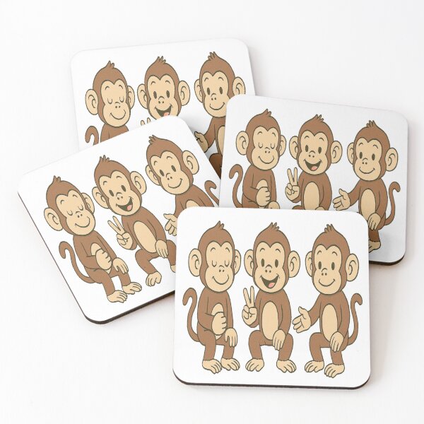 Item preview, Three monkeys rock scissors paper designed and sold by JamesDunican.