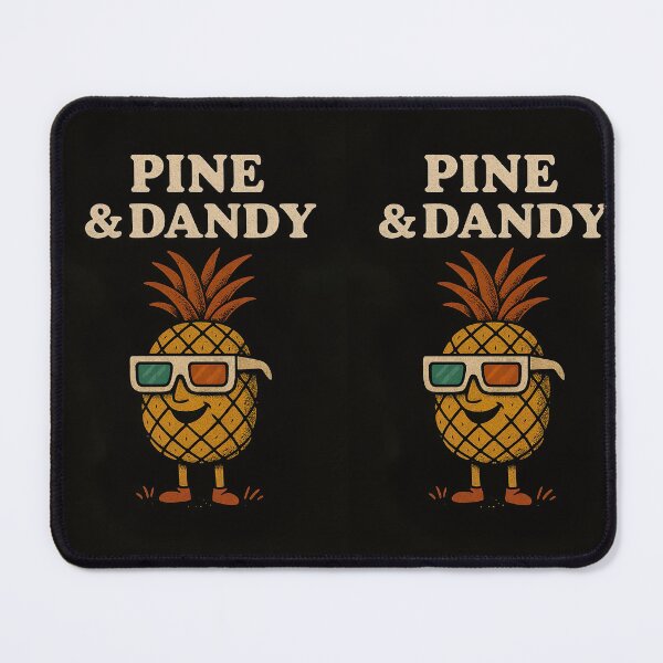 Item preview, Pineapple Retro Cool Pine & Dandy 3D movie glasses designed and sold by tarotstarostina.