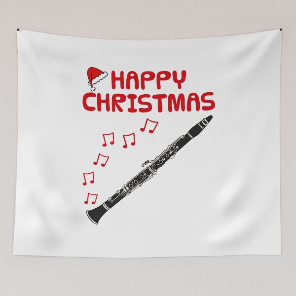 Item preview, Christmas Clarinet Clarinetist Woodwind Musician Music Teacher designed and sold by doodlerob.