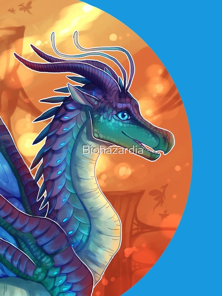 "Wings of Fire Blue" iPhone Case for Sale by Biohazardia Redbubble