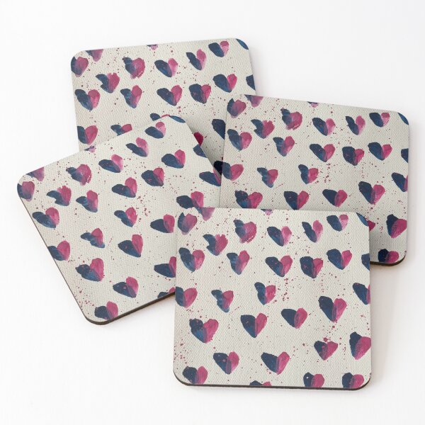 Item preview, Two-Tone Hearts - Minimalist Love Pattern designed and sold by Adriana Lopes.