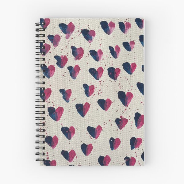 Item preview, Two-Tone Hearts - Minimalist Love Pattern designed and sold by Adriana Lopes.