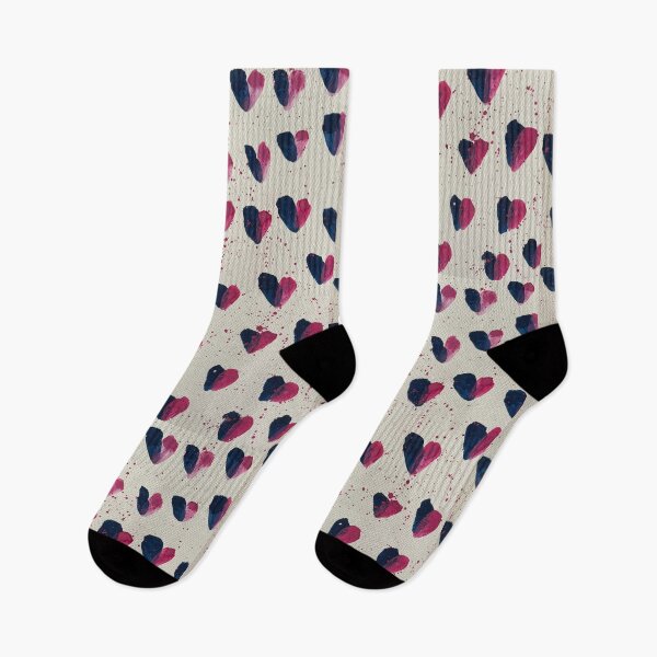 Item preview, Two-Tone Hearts - Minimalist Love Pattern designed and sold by Adriana Lopes.