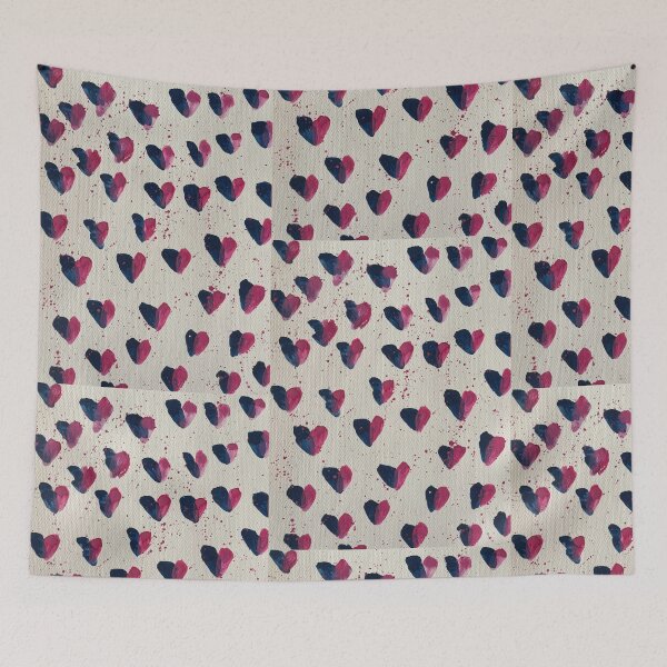 Item preview, Two-Tone Hearts - Minimalist Love Pattern designed and sold by Adriana Lopes.