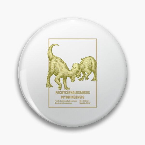 Item preview, Pachycephalosaurus Wyomingensis – Vintage Dinosaur Illustration designed and sold by SlatoMato.