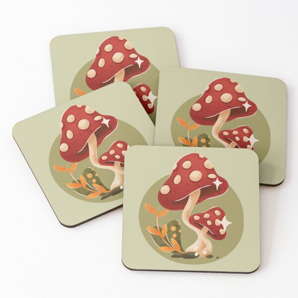 Item preview, Whimsical Twisted Mushrooms designed and sold by bibyfantie.