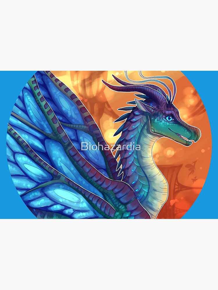 "Wings of Fire Blue" Hardcover Journal for Sale by Biohazardia