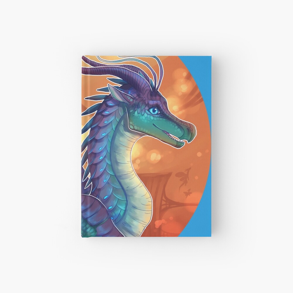 "Wings of Fire Blue" Hardcover Journal for Sale by Biohazardia
