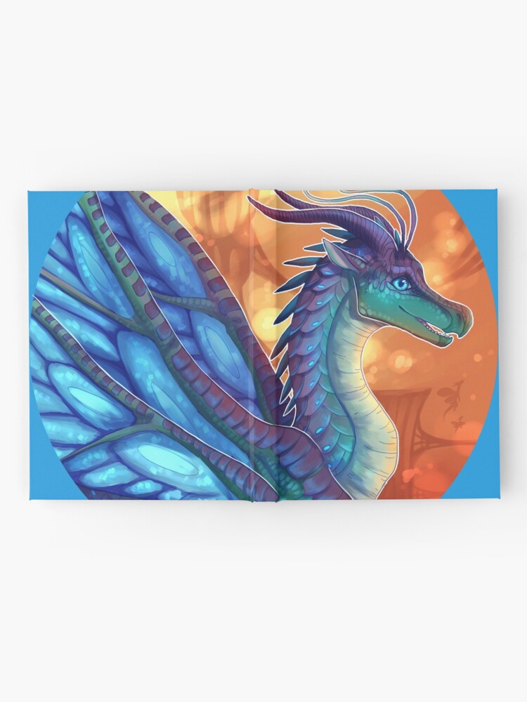 "Wings of Fire Blue" Hardcover Journal for Sale by Biohazardia