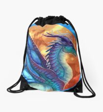Wings of Fire - Blue Drawstring Bag