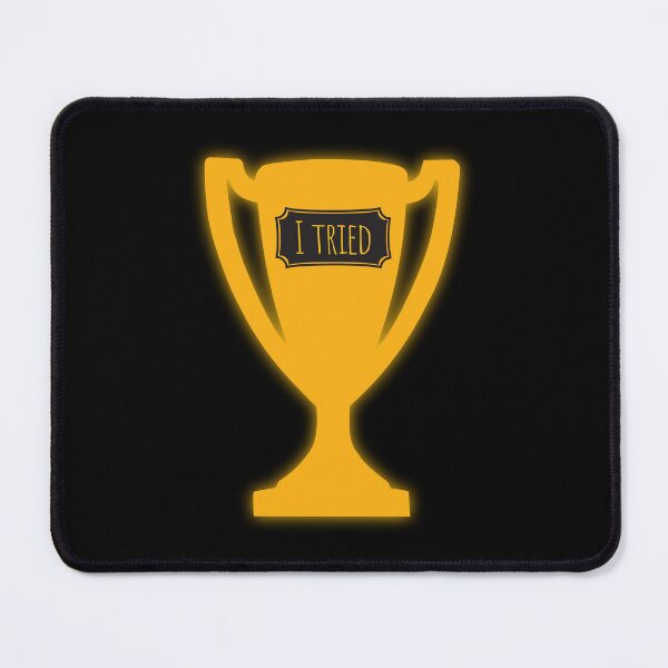 Item preview, Glowing Trophy of Meh - Champion of Bare Minimum designed and sold by FaeryNuff.