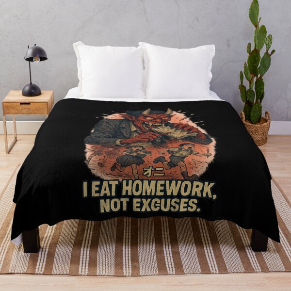 Item preview, Back to School Oni – Homework Devourer designed and sold by YamiHaus.