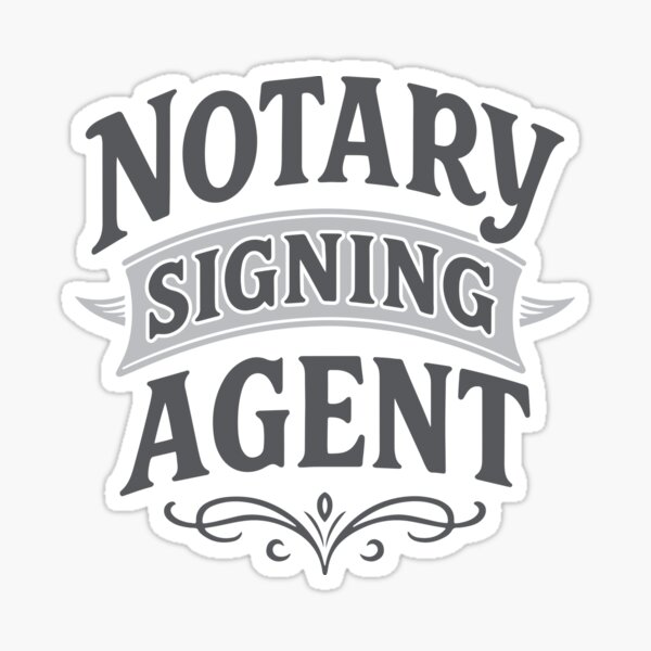 Item preview, Notary Signing Agent Banner – Vintage Typography Design for Notaries designed and sold by NotaryLife.