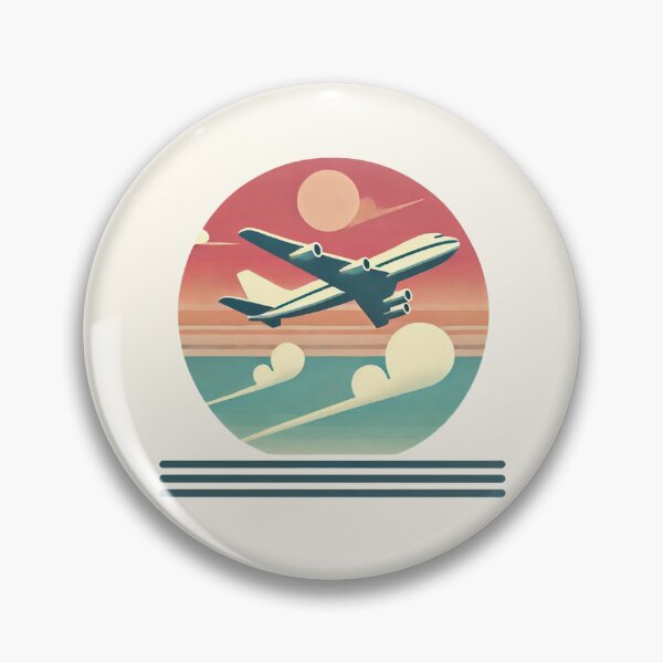 Artikelvorschau, Retro Jetliner - Vintage Reiseplakatkunst entworfen und verkauft von ByBryteG.