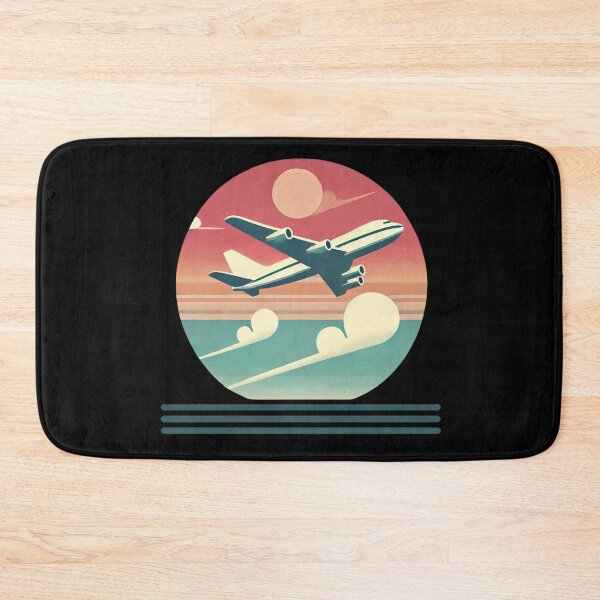 Item preview, Retro Jetliner - Vintage Travel Poster Art designed and sold by ByBryteG.