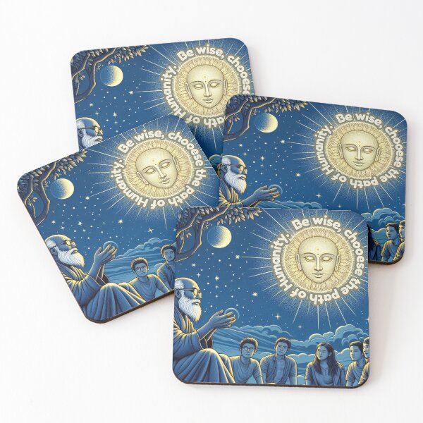 Item preview, Be wise choose the path of humanity designed and sold by llavina.