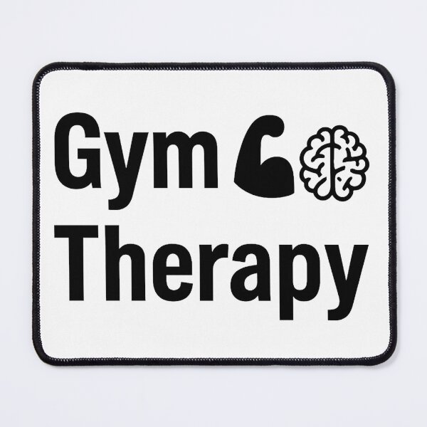 Item preview, Gym Therapy – Fitness Mindset Shirt designed and sold by MSTextVibe.