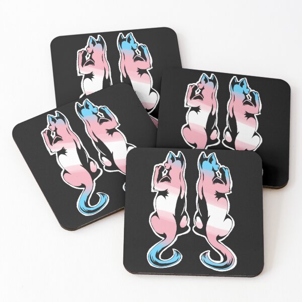 Item preview, Dual Cats - Transgender Ver. designed and sold by AstralRavens.