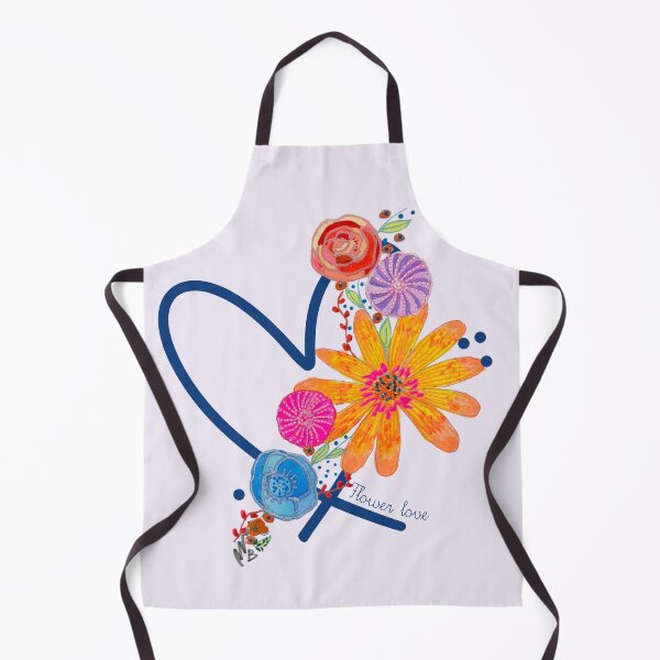 Item preview, FLOWER love-thick blue heart designed and sold by berelartiste.