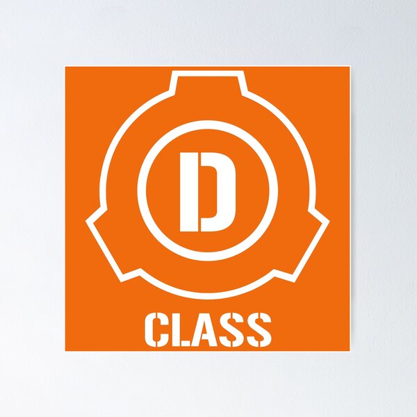 Item preview, SCP Foundation D Class Logo Design for Fans & Roleplay designed and sold by opalskystudio.