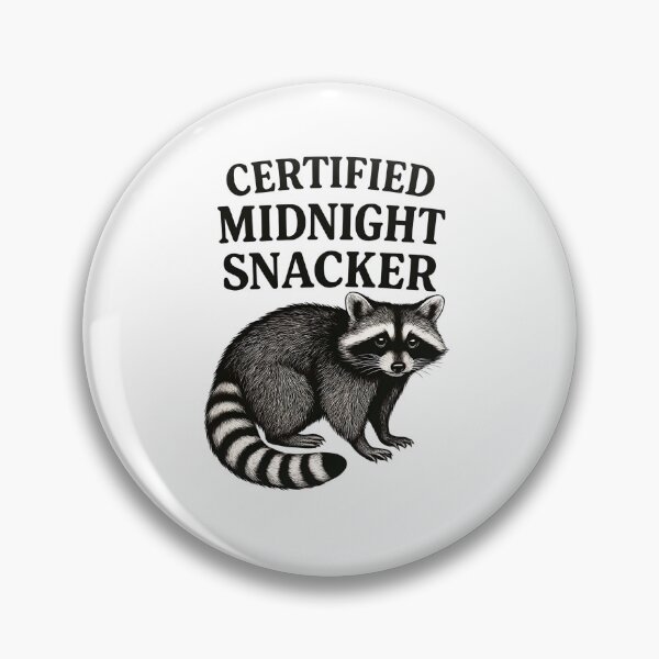 Item preview, Certified Midnight Snacker Raccoon designed and sold by Gaby112703.