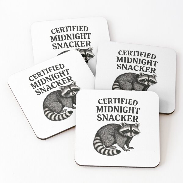 Item preview, Certified Midnight Snacker Raccoon designed and sold by Gaby112703.