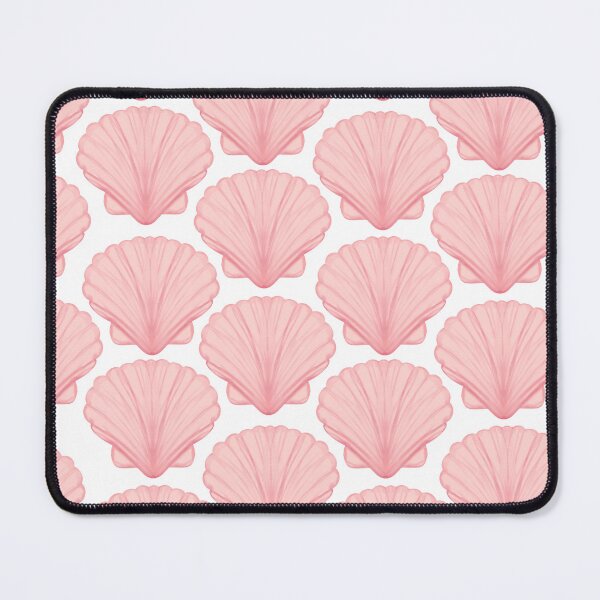 Item preview, Pink Seashell Pattern - Coastal Minimalist Print designed and sold by Fern&Lantern.