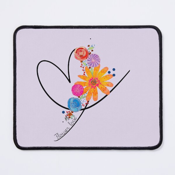 Item preview, FLOWER love-heart fine black designed and sold by berelartiste.