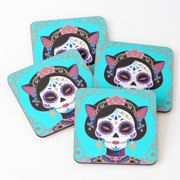 Item preview, Sugar Skull Catrina – Day of the Dead Inspired Illustration designed and sold by  Ojo de Lilith.