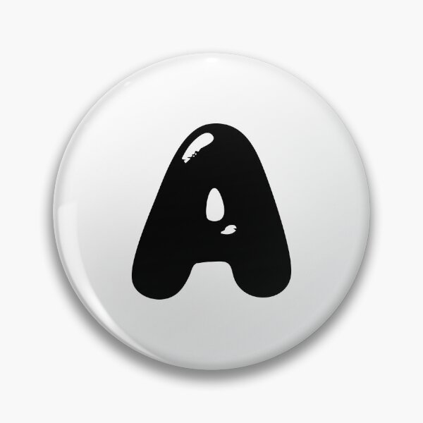Item preview, A: Letter A - Glossy Black Bubble Font designed and sold by uncoXab.
