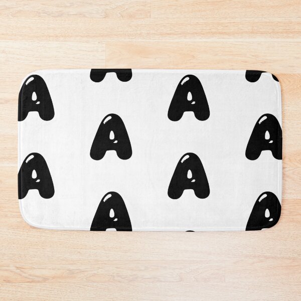 Item preview, A: Letter A - Glossy Black Bubble Font designed and sold by uncoXab.