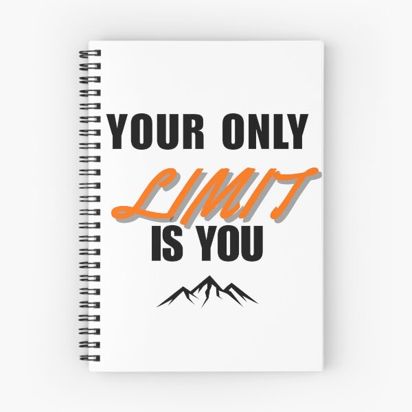 Item preview, Your Only Limit Is You – Motivational Quote Typography Design designed and sold by thoratsdesign.