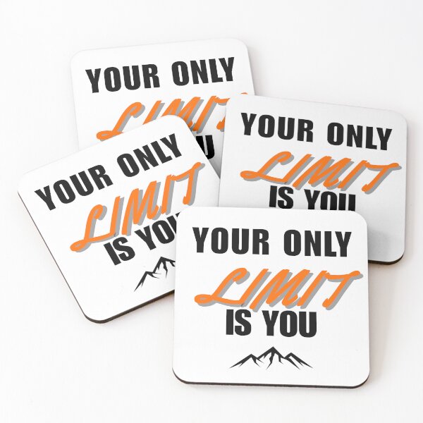 Item preview, Your Only Limit Is You – Motivational Quote Typography Design designed and sold by thoratsdesign.