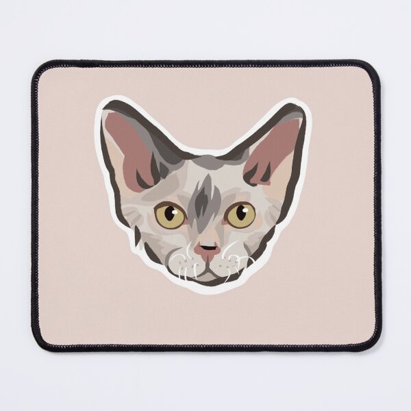 Item preview, Devon Rex cat designed and sold by Atelier Girouette .