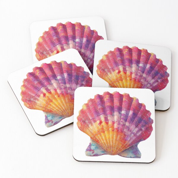 Item preview, Watercolor seashell designed and sold by MendaciousMina.