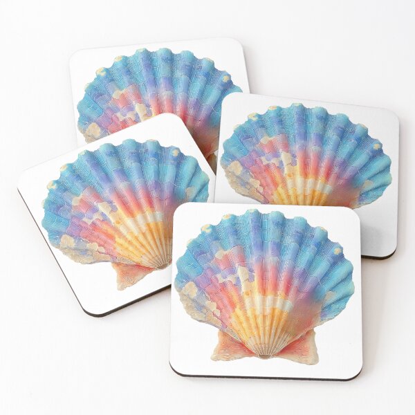 Item preview, Watercolor seashell designed and sold by MendaciousMina.