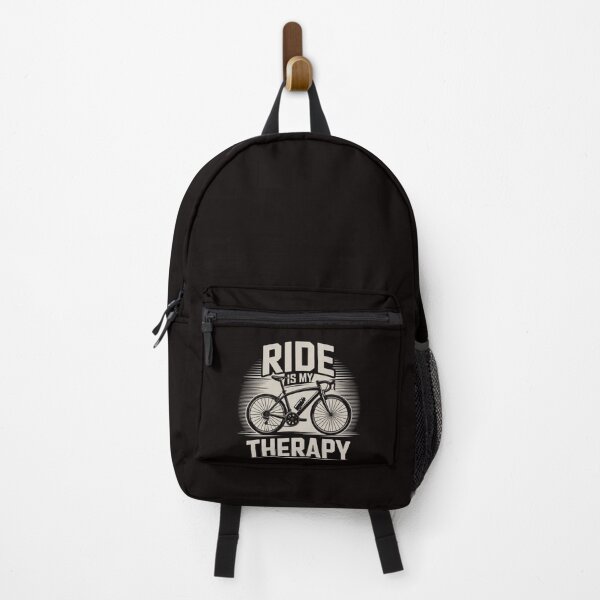 Item preview, Ride Is My Therapy – Retro Bicycle Design designed and sold by WykroMerch.