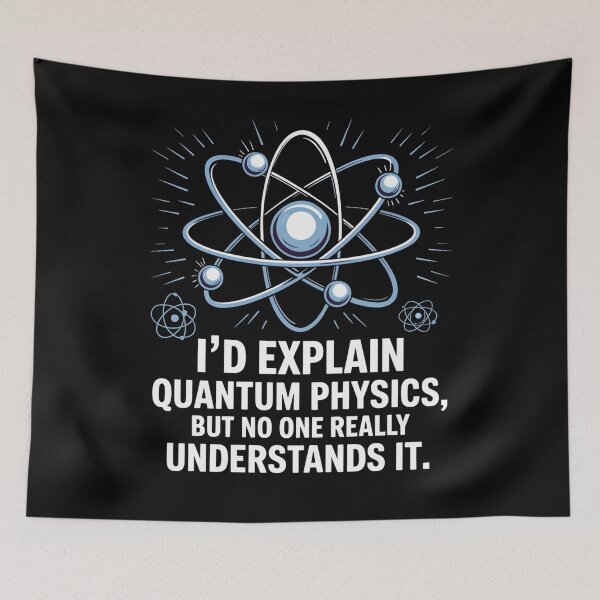 Item preview, I'd explain quantum physics, but no one really understands it designed and sold by NoetherSym.