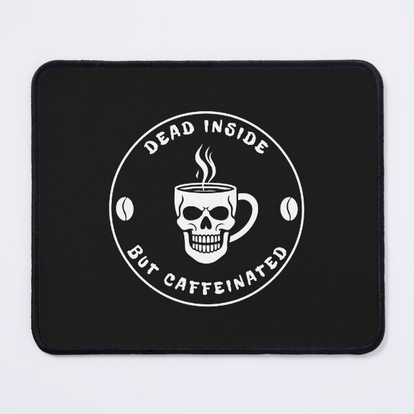 Item preview, Dead Inside But Caffeinated – Funny Coffee Humor Shirt designed and sold by TeeJungleStudio.