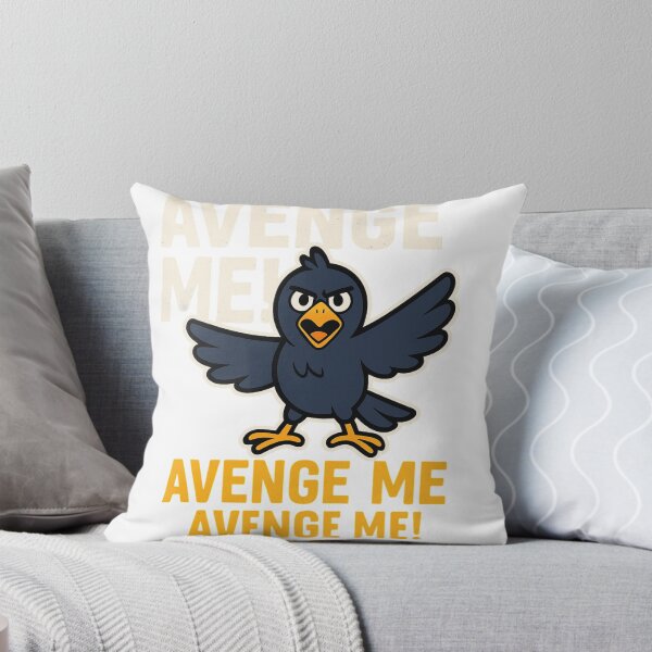 Item preview, Avenge Me Keeley – Angry Raven Quote designed and sold by BackstopAndCo.