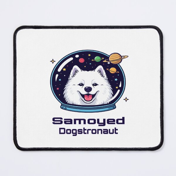Item preview, Samoyed Dogstronaut – Cute Space Dog designed and sold by The Real Life Symphony.