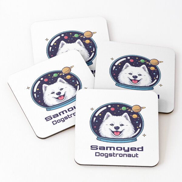Item preview, Samoyed Dogstronaut – Cute Space Dog  designed and sold by The Real Life Symphony.