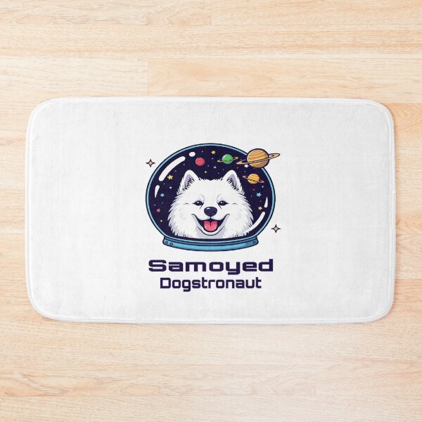 Item preview, Samoyed Dogstronaut – Cute Space Dog  designed and sold by The Real Life Symphony.